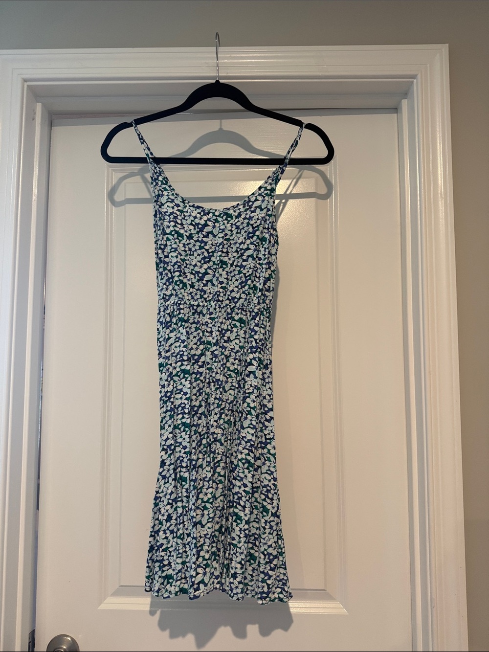 GAP Blue & White Floral Midi Dress